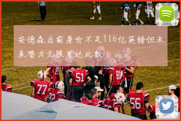 安德森当前身价不足116亿英镑但未来潜力无限可达此数